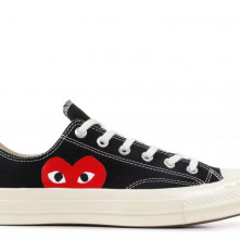 CONVERSE CHUCK 70 LOW X COMME DES GARCONS PLAY BLACK | Level Up