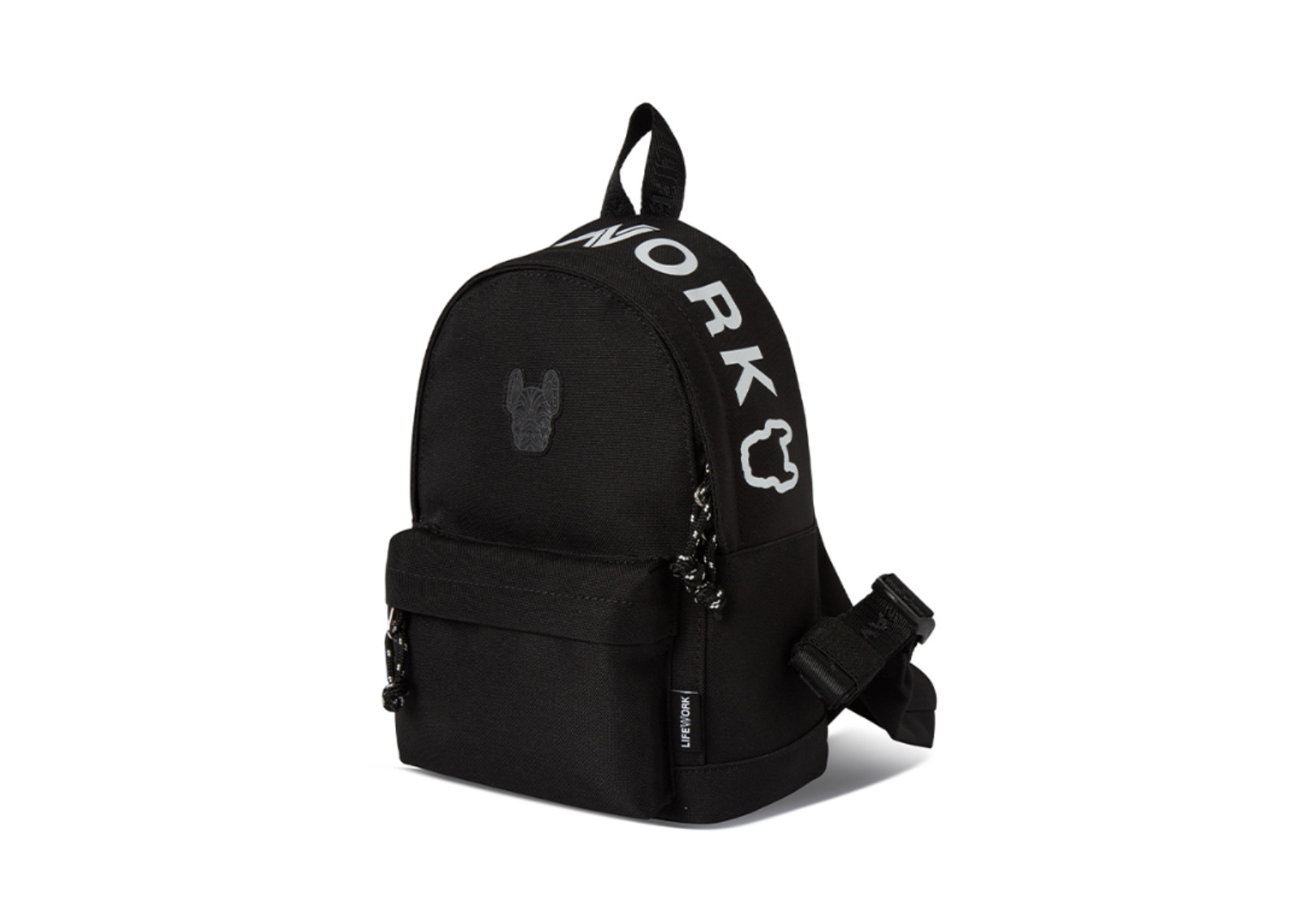 Lifework korea Ladok Wappen Mini Backpack Black image 1