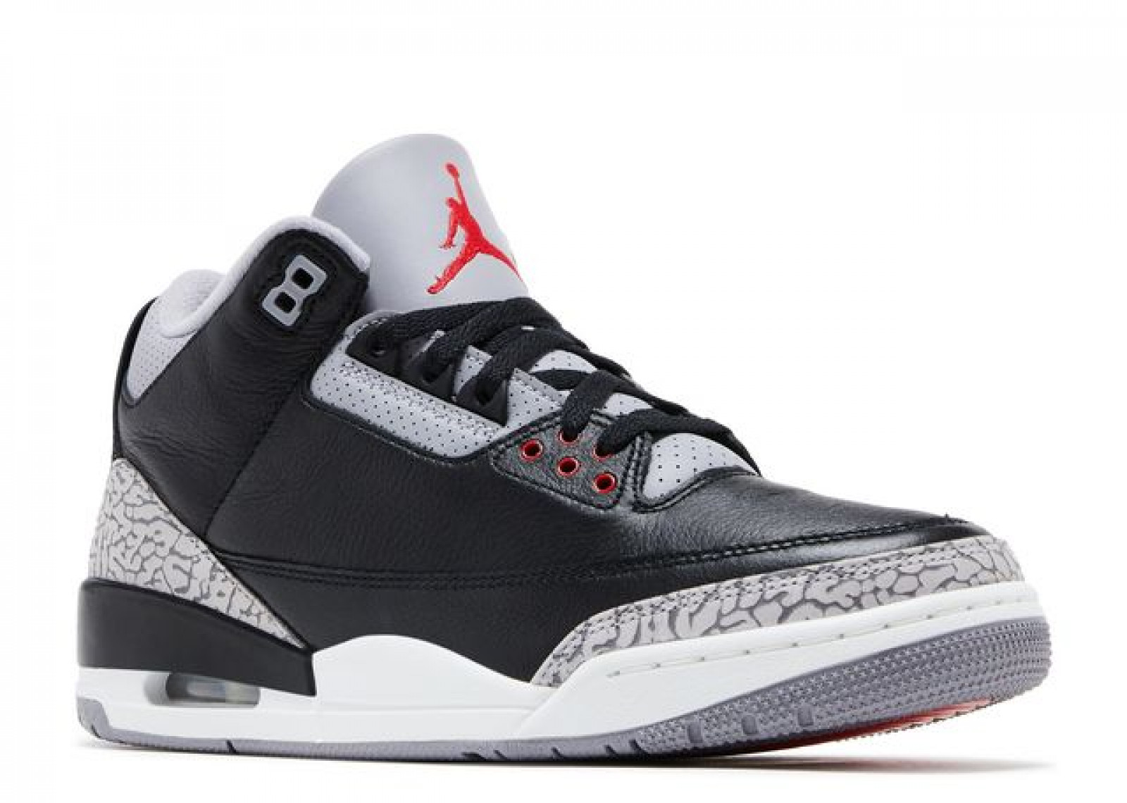 AIR JORDAN 3 RETRO OG BLACK CEMENT 2024 image 2