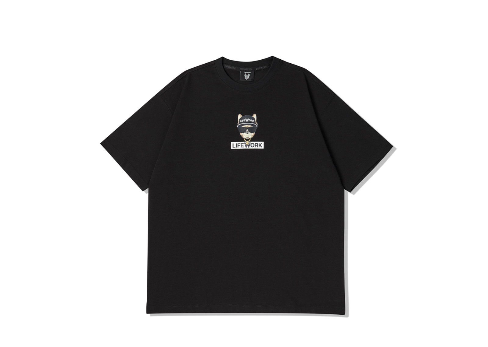 Lifework Korea Checkerboard Hipdok Black Tee 