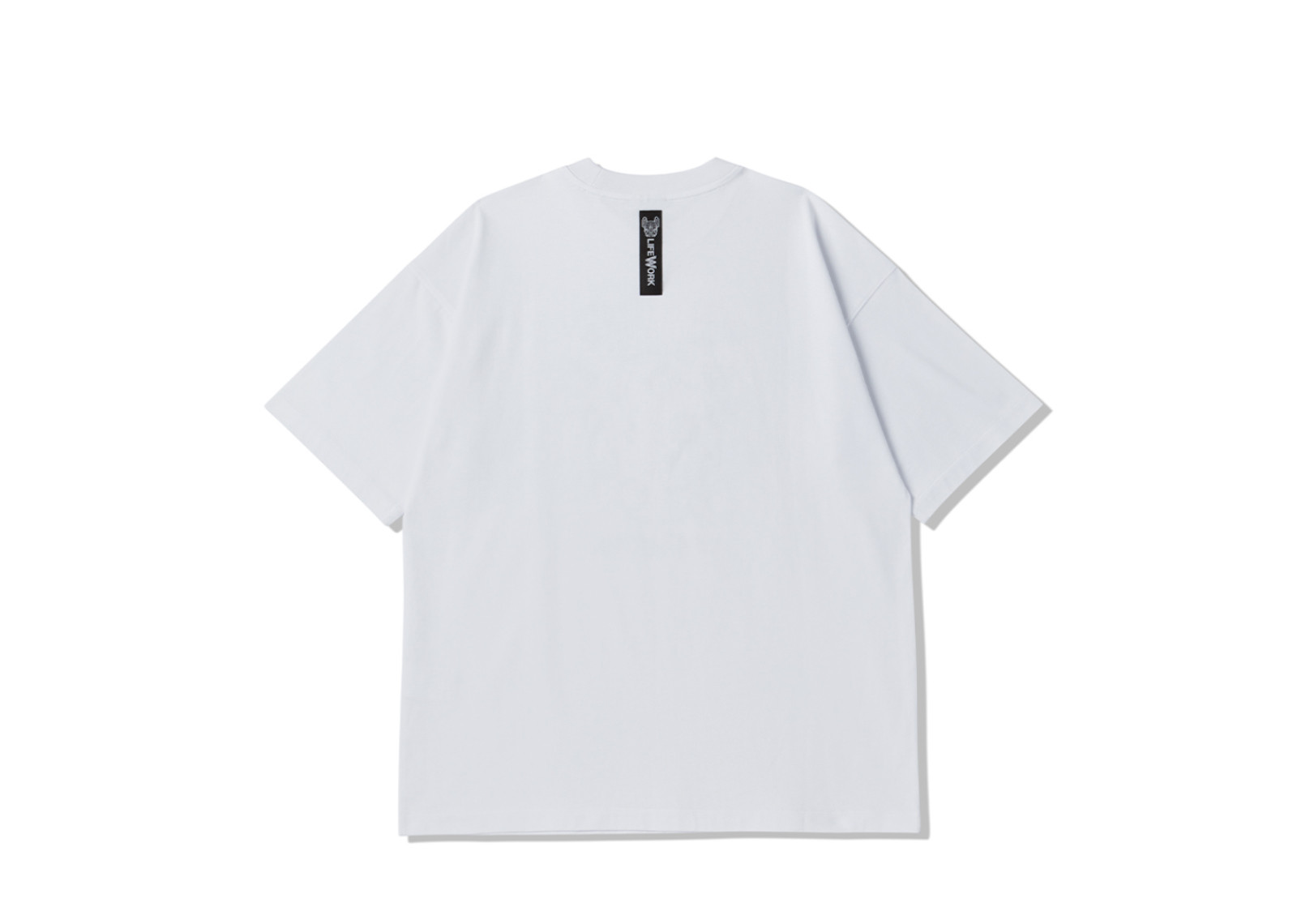 LIFEWORK KOREA MONOGRAM LW LADOK WHITE TEE image 2