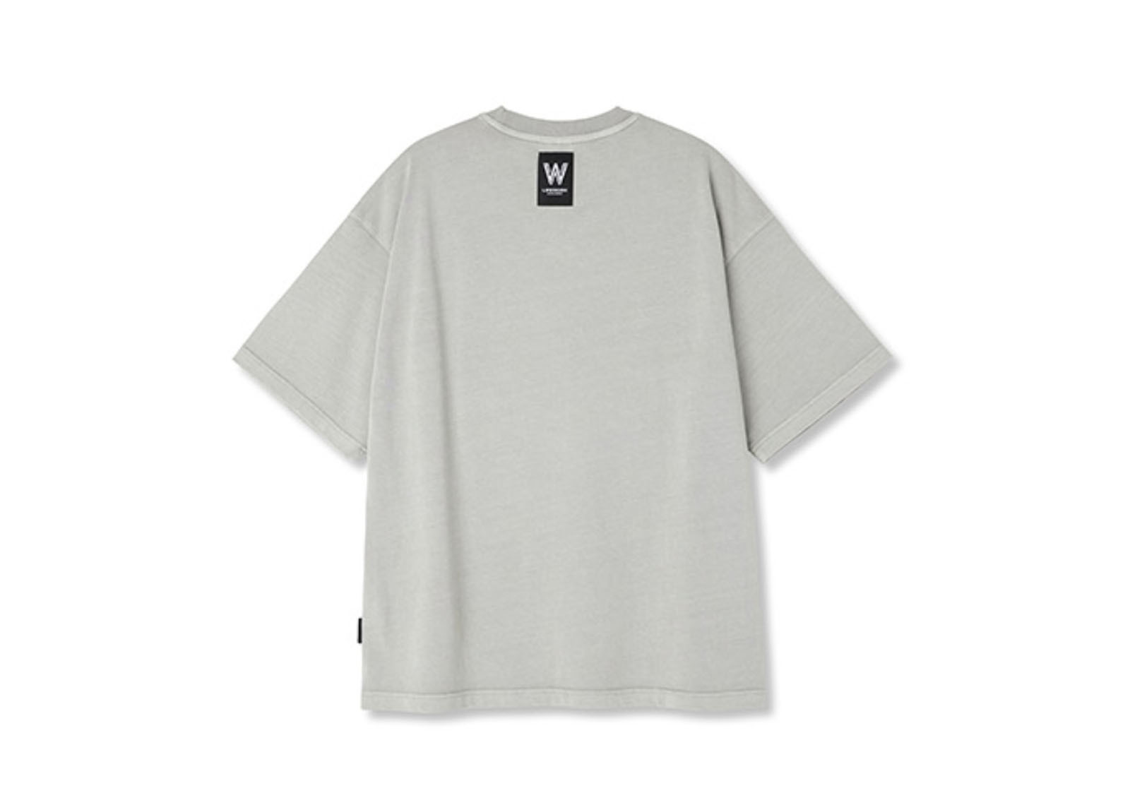 LIFEWORK KOREA FADE W HALF SHORT SLEEVE LIGHT GREY image 2