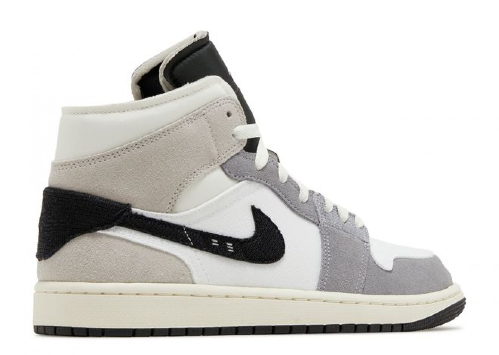 AIR JORDAN 1 MID SE CRAFT CEMENT GREY image 3