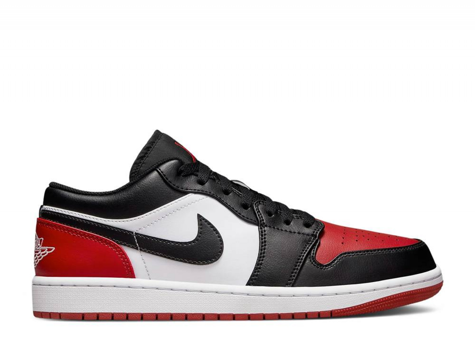 AIR JORDAN 1 LOW BRED TOE 2.0 image 1