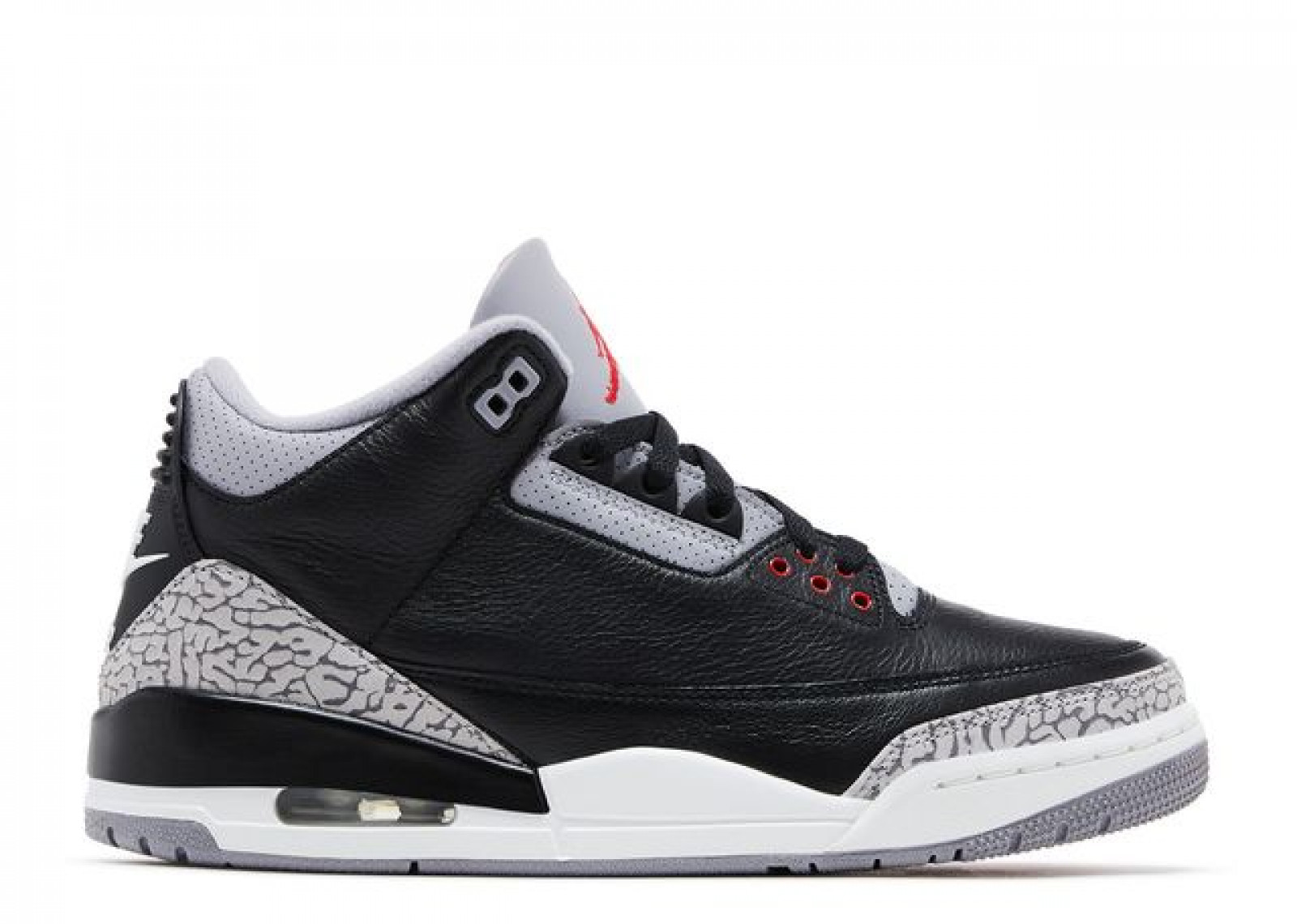 AIR JORDAN 3 RETRO OG BLACK CEMENT 2024 image 1