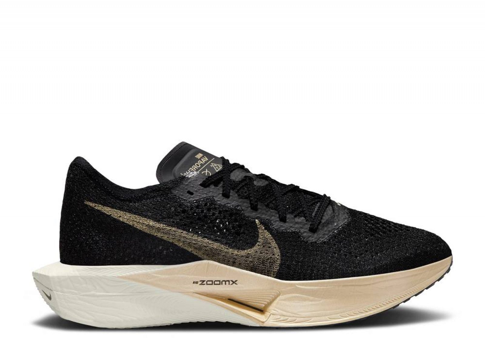 ZOOM VAPORFLY NEXT% 3 BLACK METALLIC GOLD GRAIN image 1