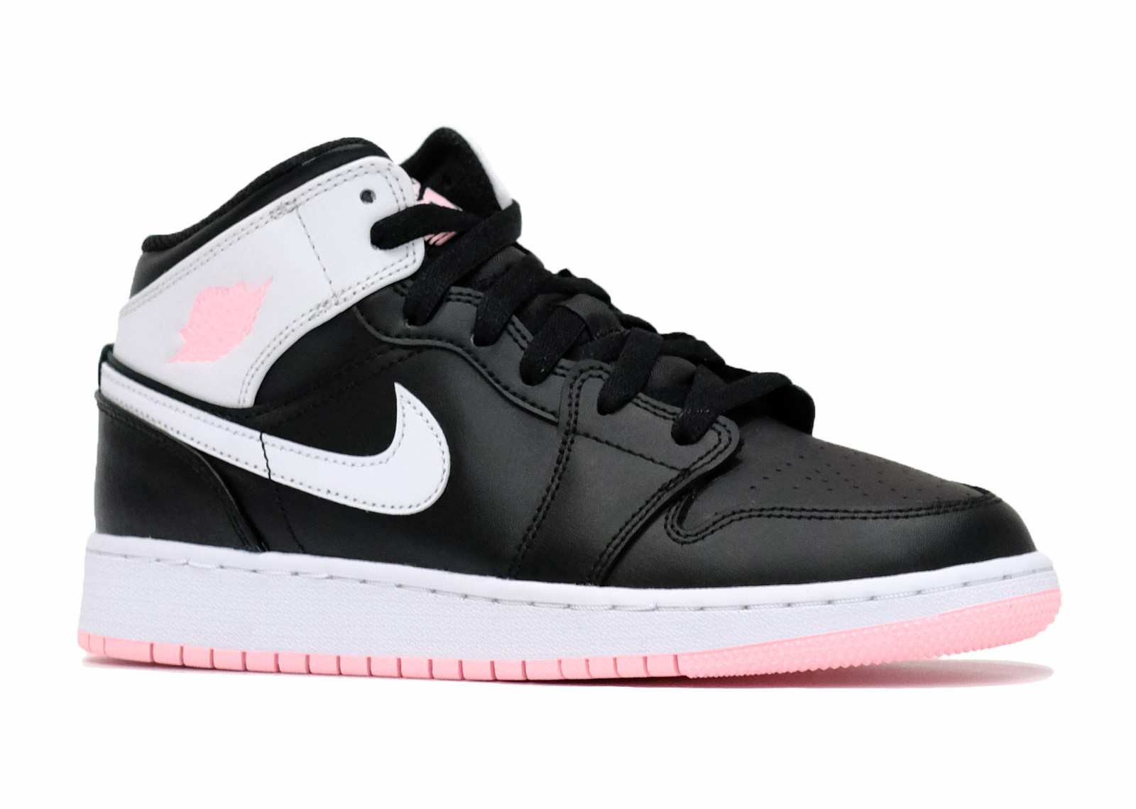 air jordan 1 mid gs black white arctic punch