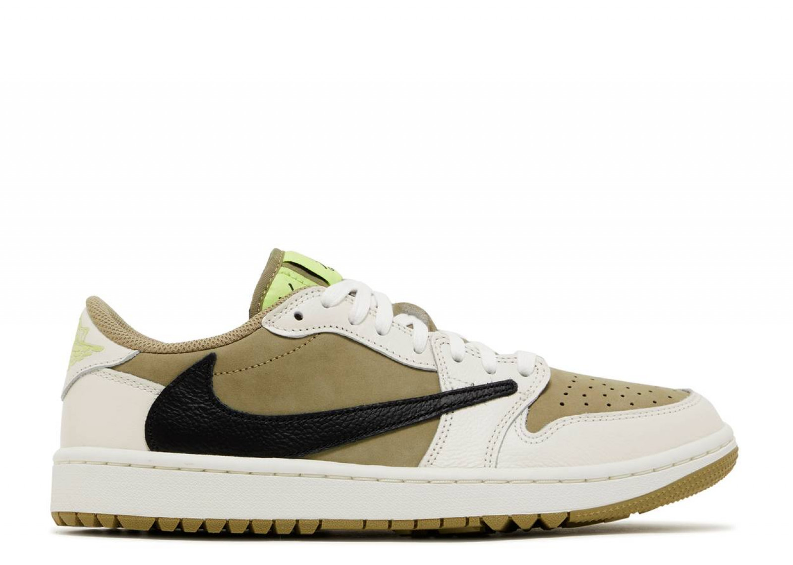 TRAVIS SCOTT X AIR JORDAN 1 LOW GOLF NEUTRAL OLIVE | Level Up