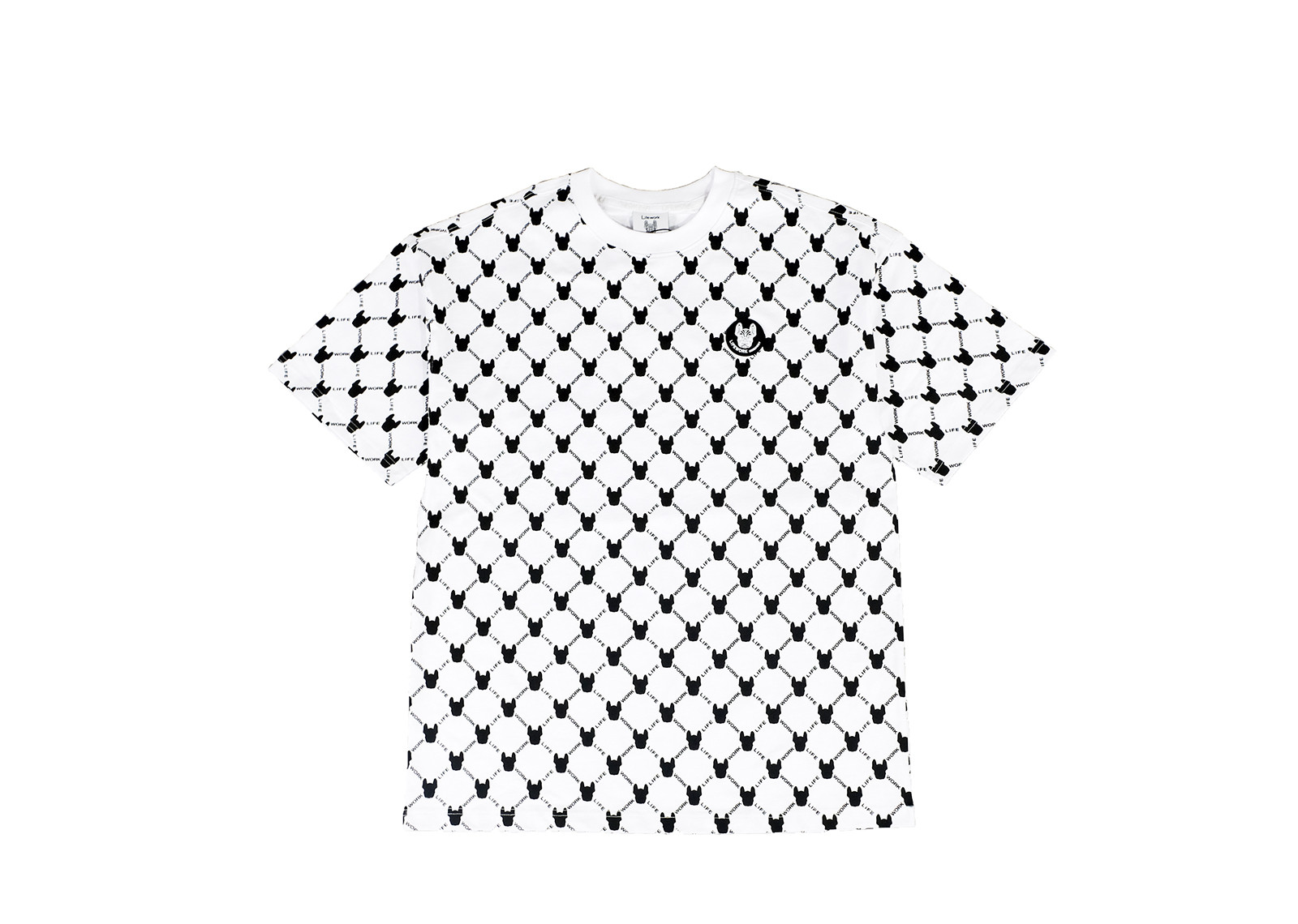 LIFEWORK KOREA LW LOGO HED PATTERN WHITE image 1