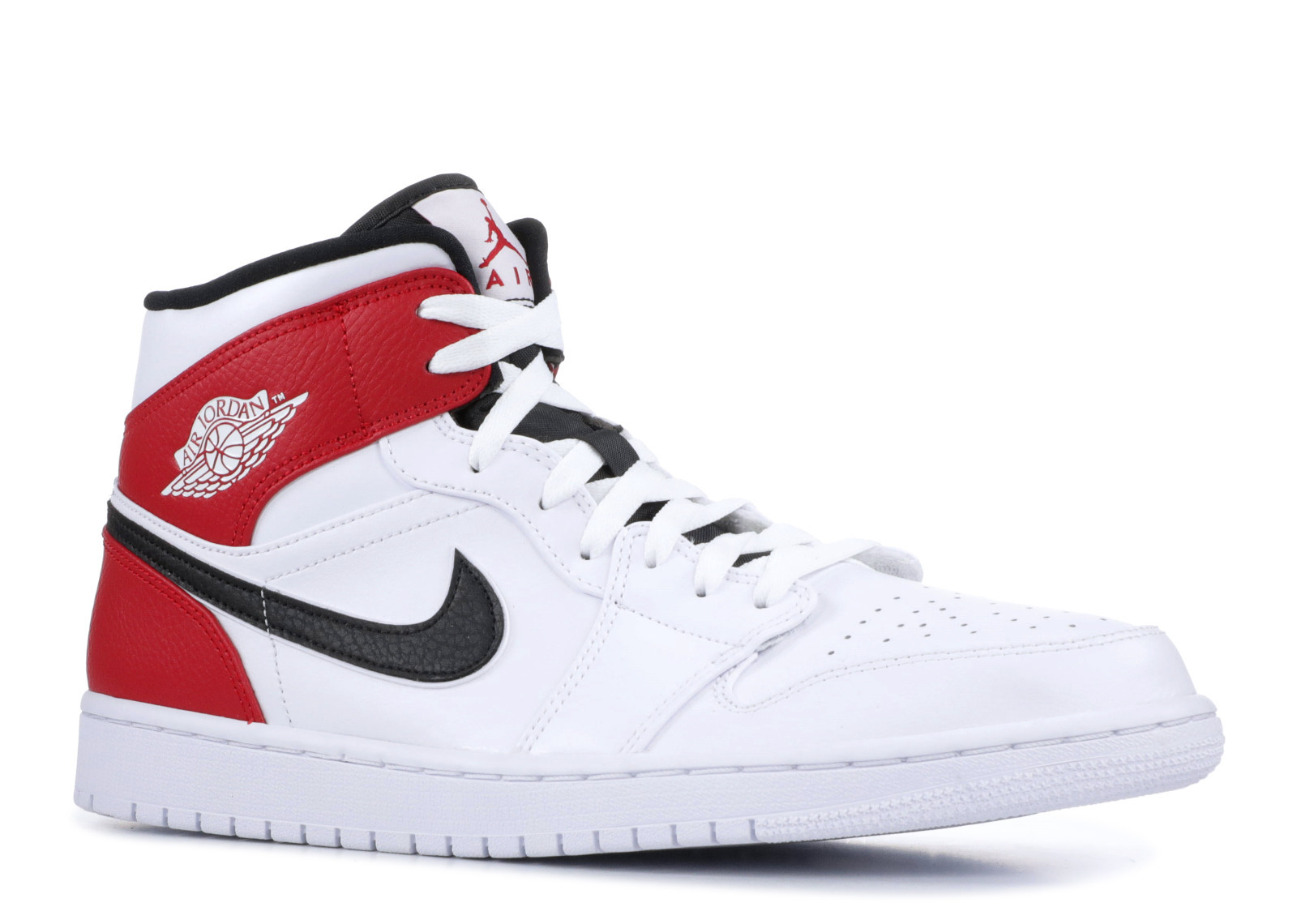 AIR JORDAN 1 MID WHITE RED (GS) | Level Up