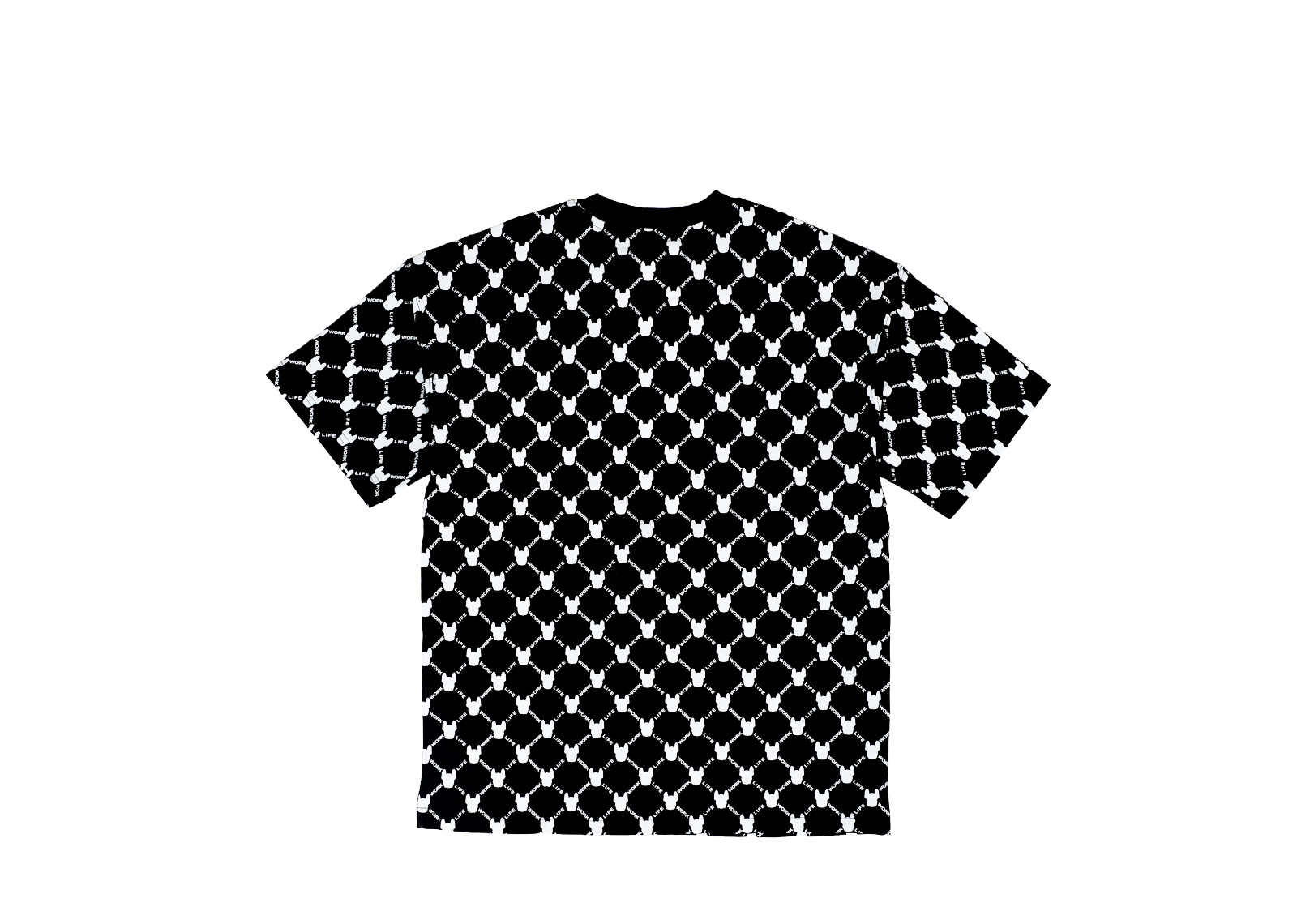 LIFEWORK KOREA LW LOGO HED PATTERN BLACK image 2