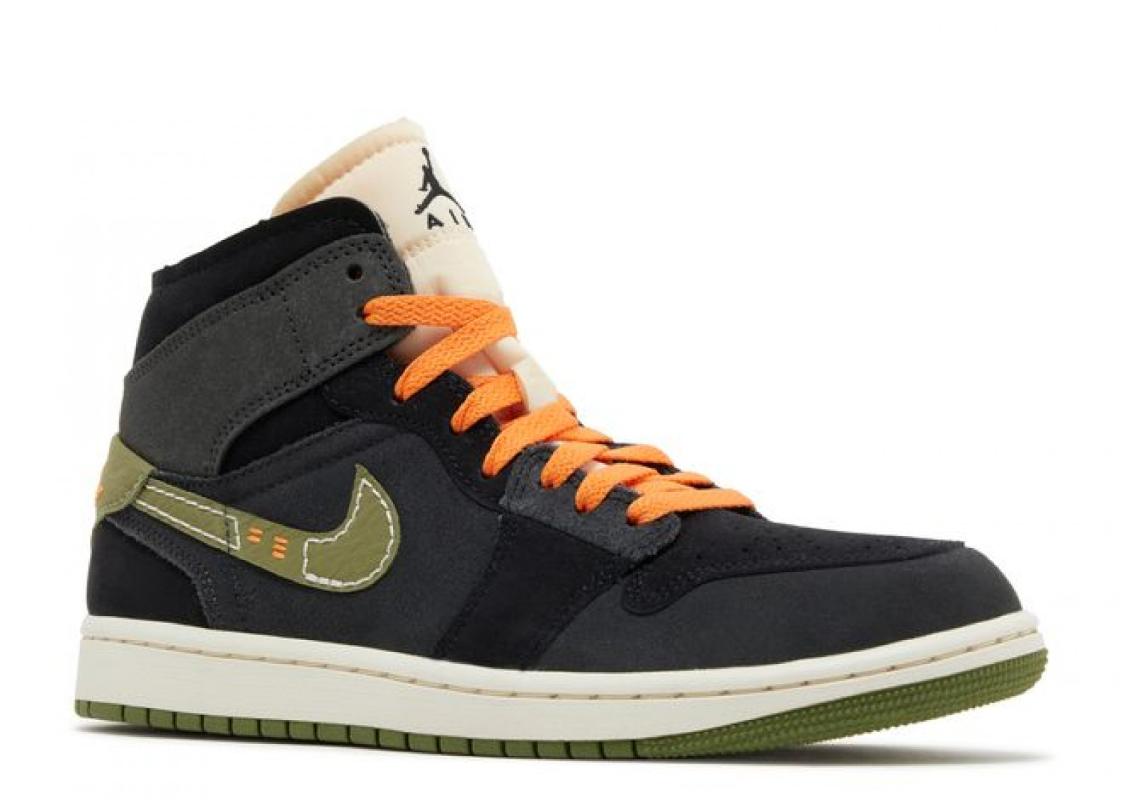 AIR JORDAN 1 MID SE CRAFT ANTHRACITE LIGHT OLIVE image 2