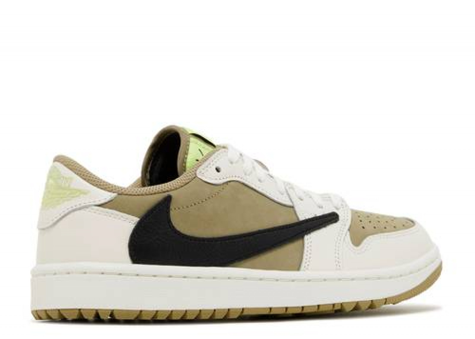 TRAVIS SCOTT X AIR JORDAN 1 LOW GOLF NEUTRAL OLIVE | Level Up