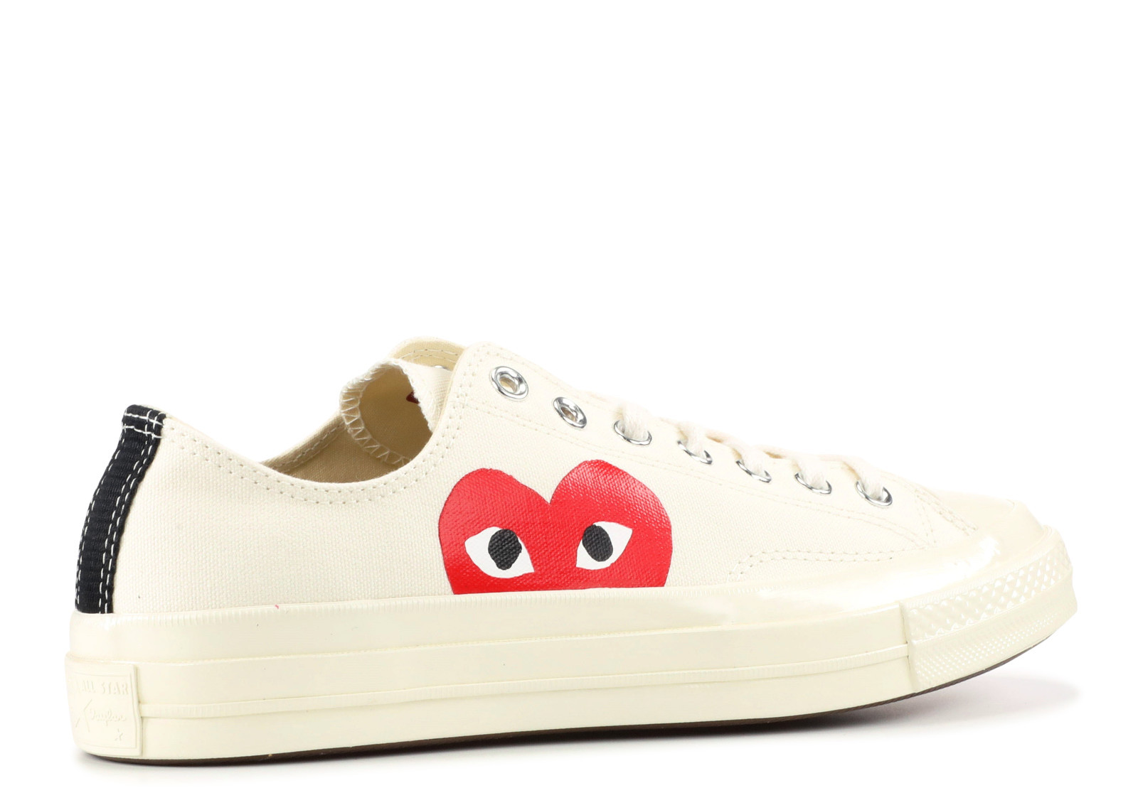 CONVERSE CHUCK 70 LOW X COMME DES GARCONS "PLAY WHITE" image 3