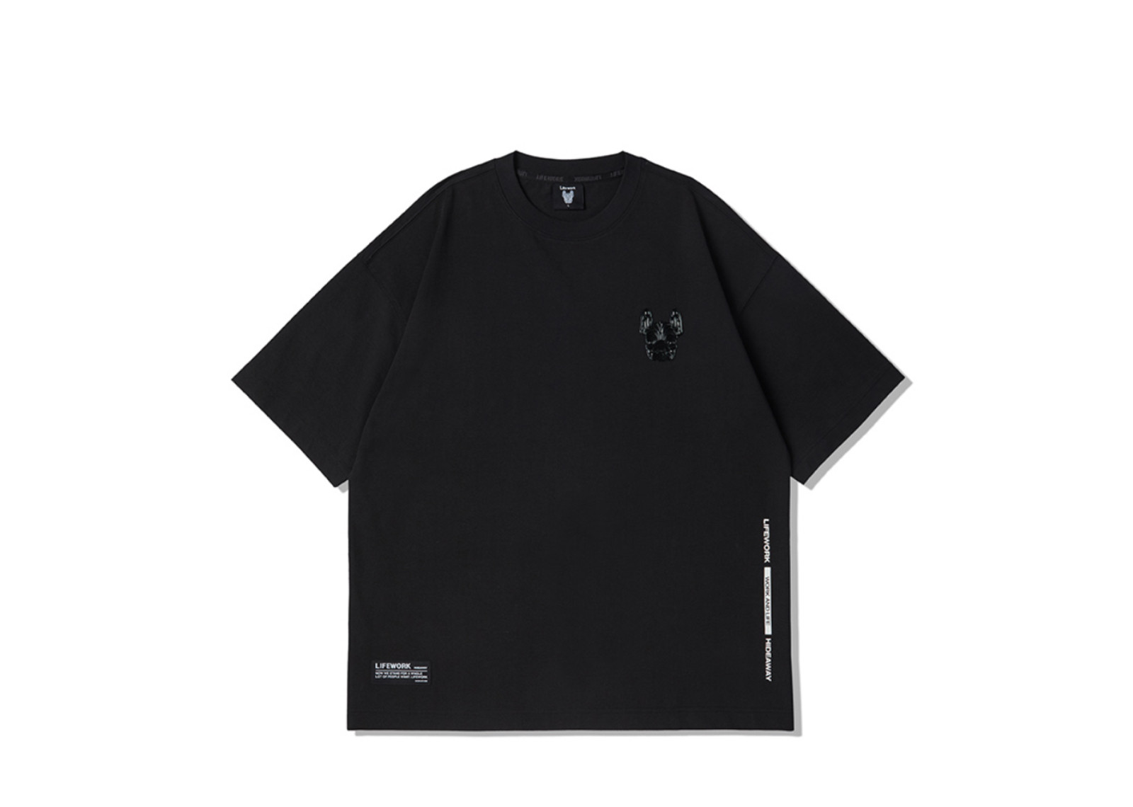 Lifework Korea Ladok Supima Black Tee | Level Up