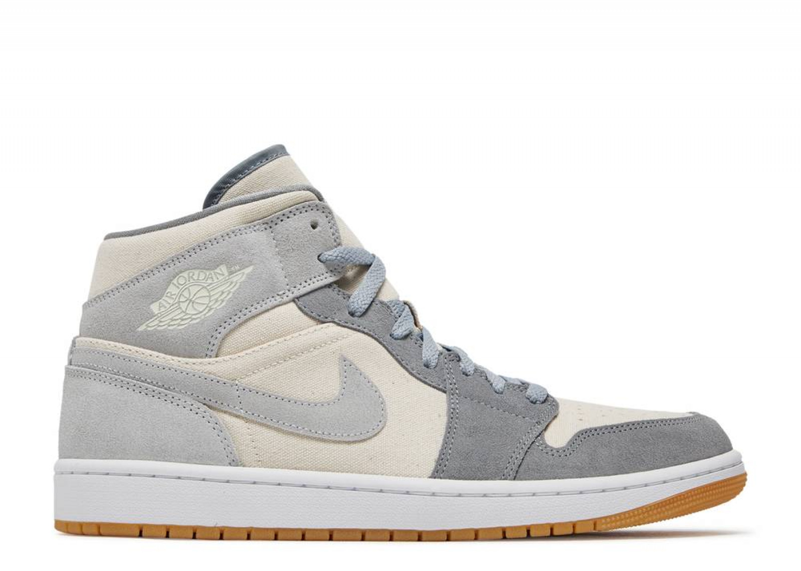 AIR JORDAN 1 MID SE COCONUT MILK PARTICLE GREY image 1