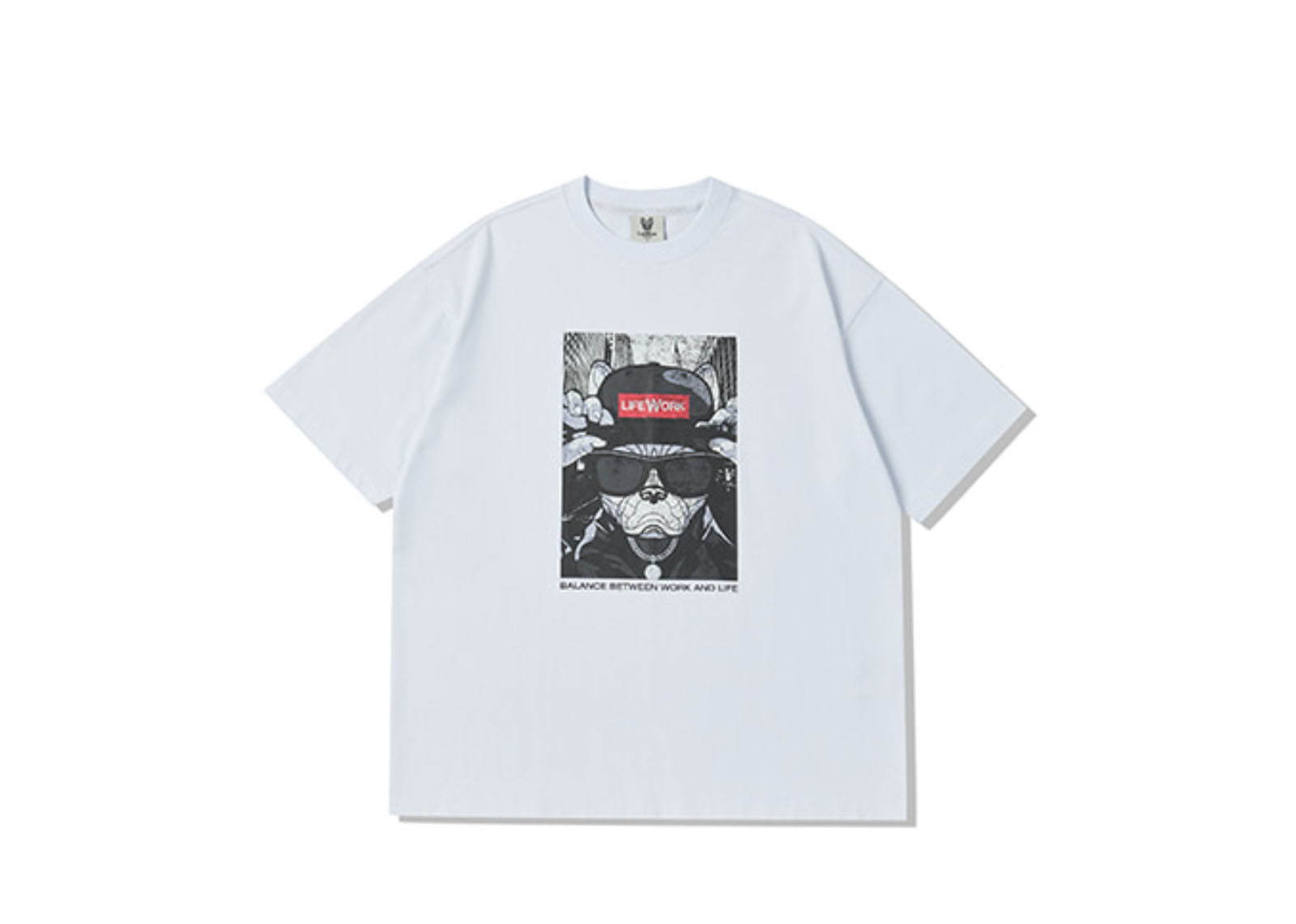 LIFEWORK KOREA SNAP HIPDOG SHORT SLEEVE WHITE image 1