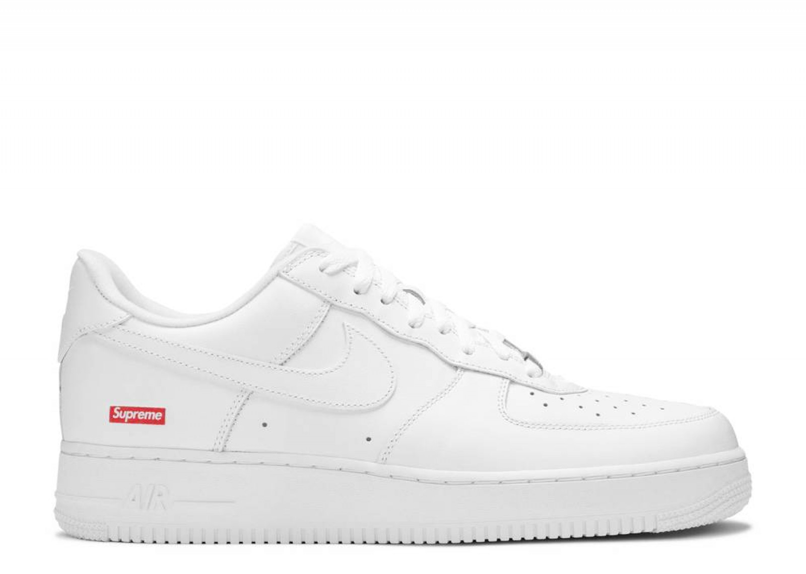 SUPREME X AIR FORCE 1 LOW BOX LOGO - WHITE image 1