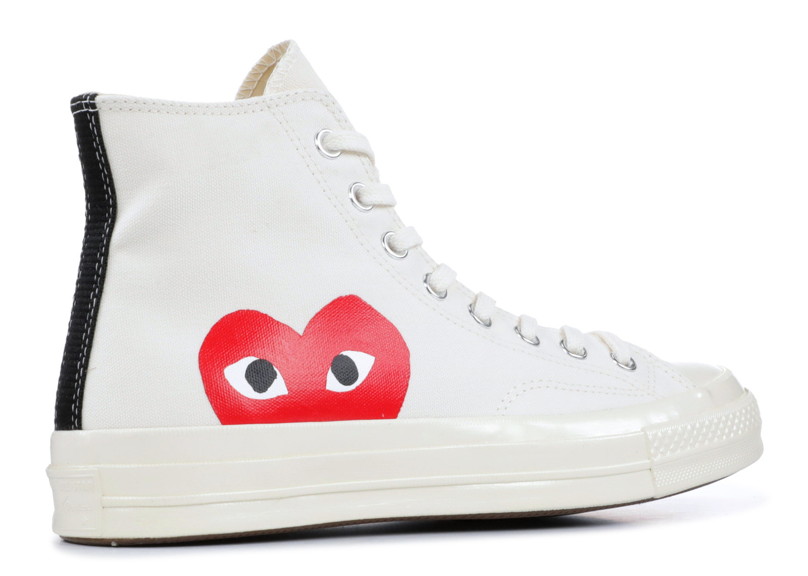 comme des garcons play x converse chuck 70 hi black sail