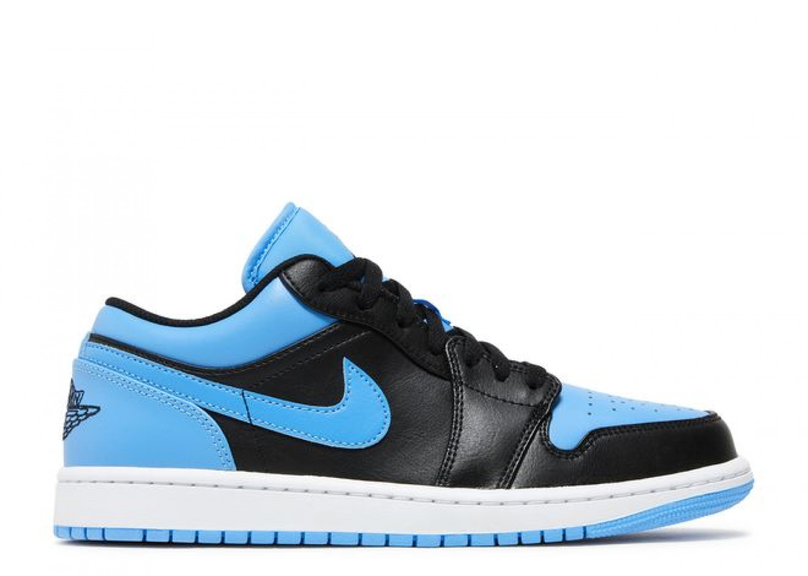 AIR JORDAN 1 LOW UNIVERSITY BLUE BLACK image 1