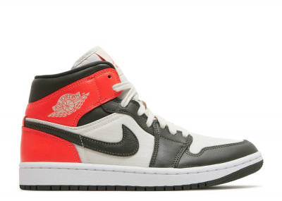 jordan 1 mid se white black red