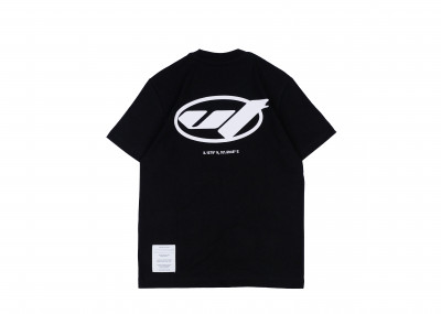 VTMT PLANET LOGO BLACK TEE